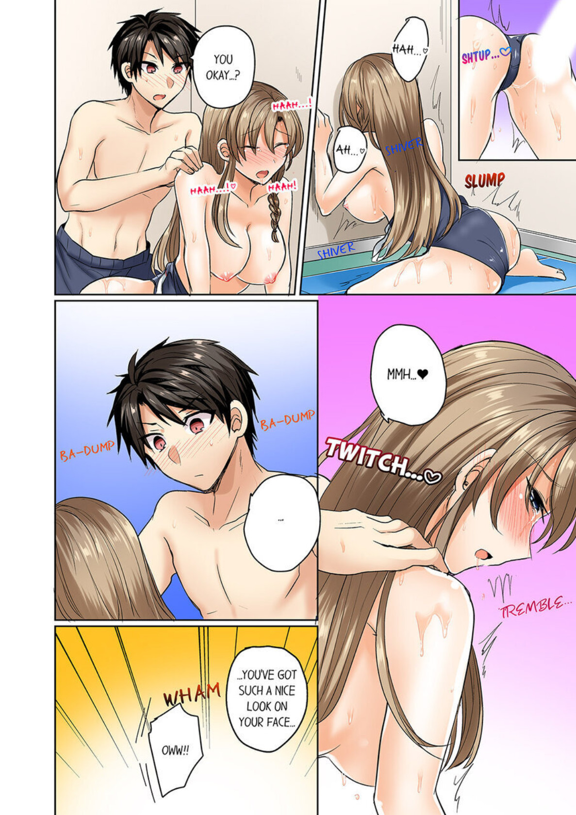 Hentai Manga Comic-My Swimsuit Slipped... And it went in!? A Mixed Synchronized Swimming Club with More Than Just Nip Slips in Store! ~ 1-Read-42